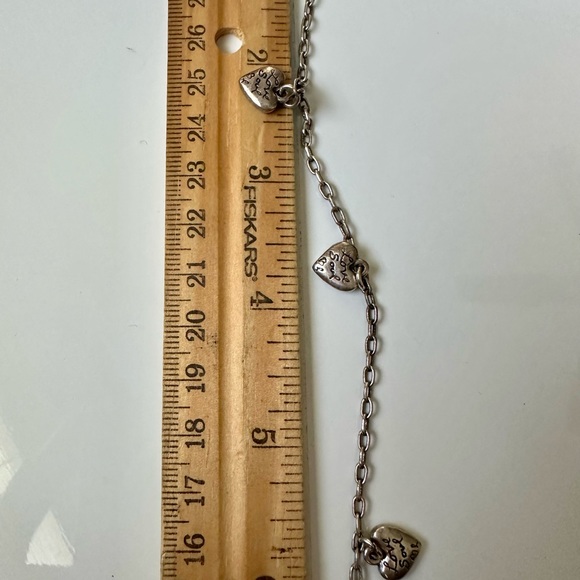 Sterling silver Heart Charm Bracelet - Picture 4 of 6